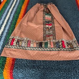 suttles and seawinds embroidered full length skirt